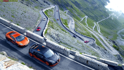 wallpaper Mountain road